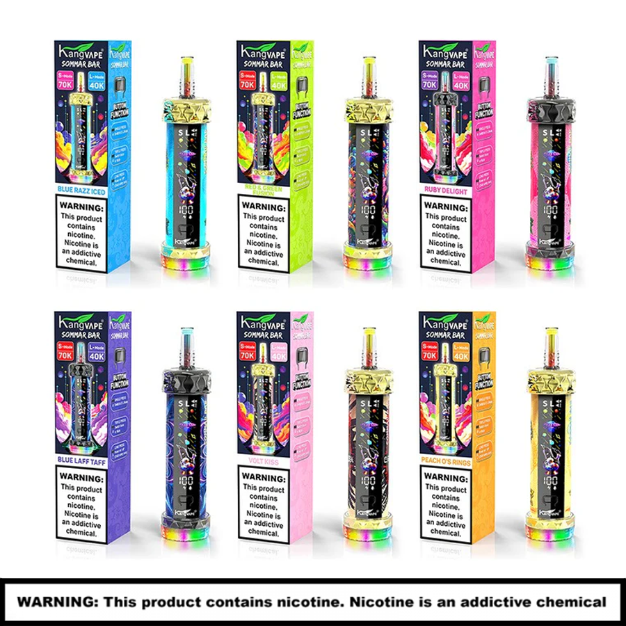 Kangvape Sommer Bar Disposables | 5% Nicotine | 70000 Puffs | 5 Count Display product image